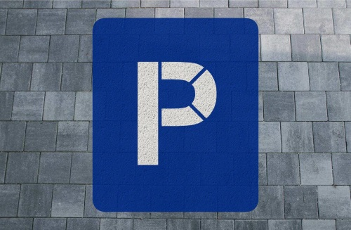 BODEN LOGOSCHABLONE - Parkplatz